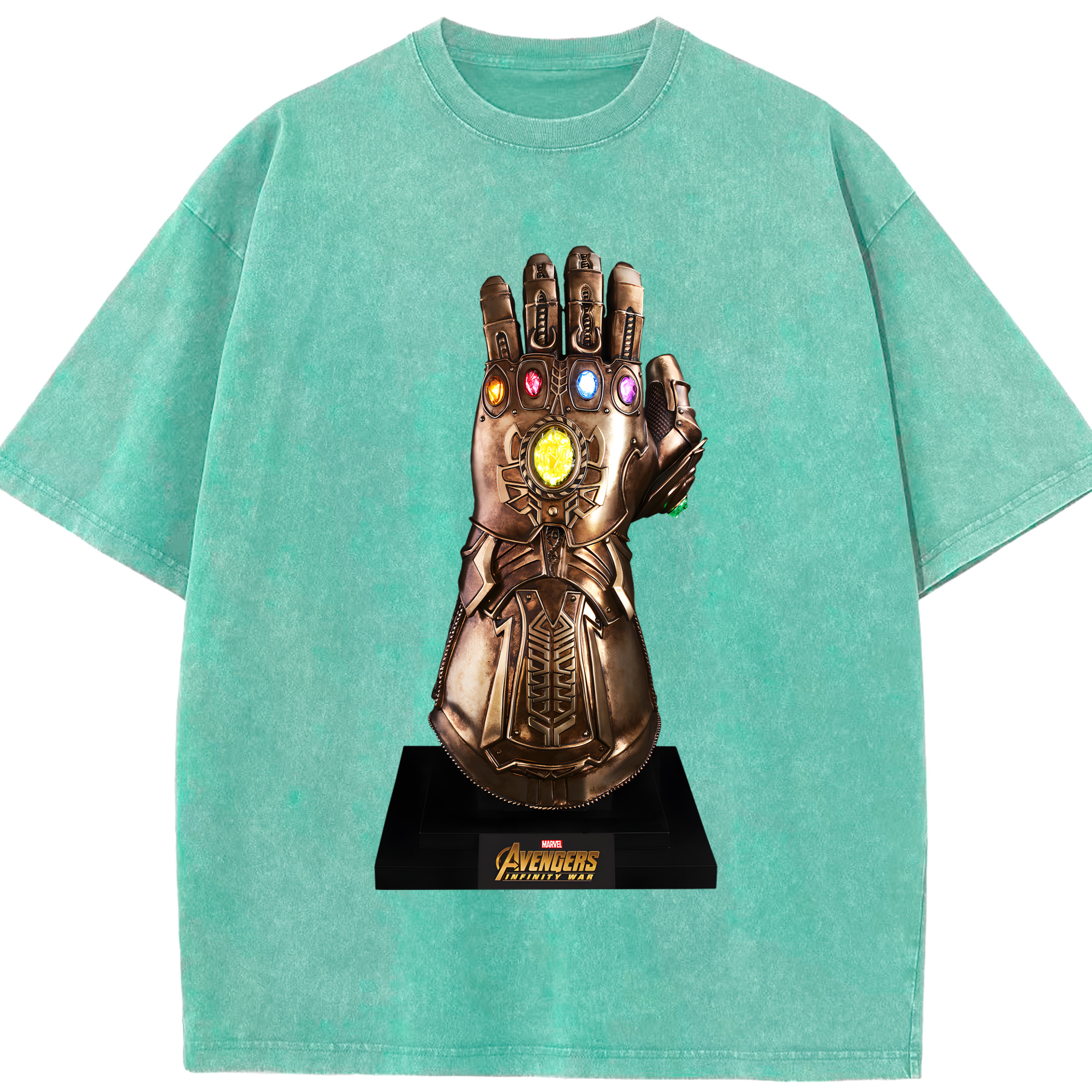 （画像用） アベンジャーズ The Avengers 綿100% ヴィンテージ風 半袖Tシャツ（フロントプリント）